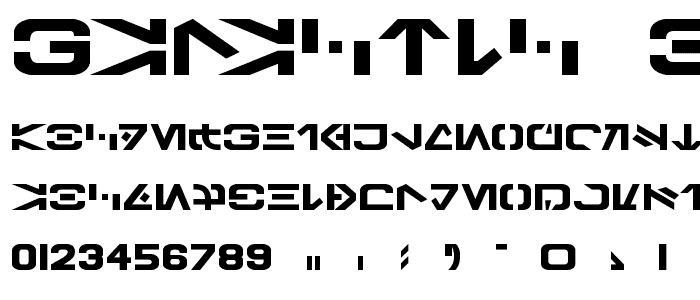 Galactic Basic font